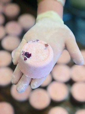 Hand made bath bombs