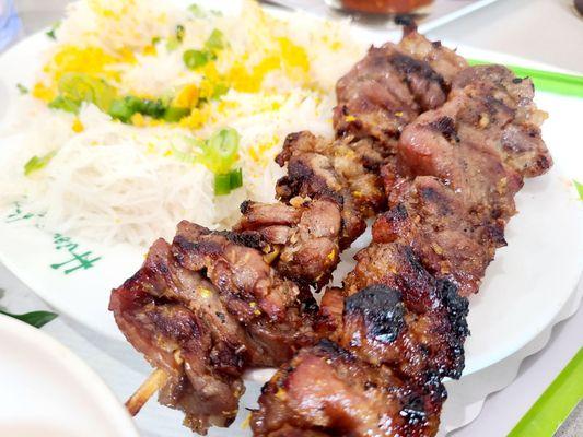 Best pork skewers in Seattle