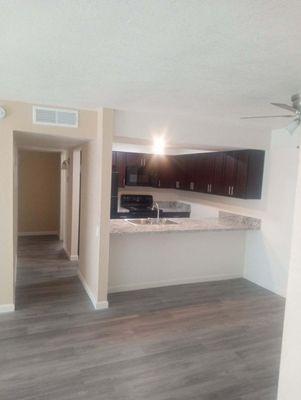 Love the cabinets and granite!