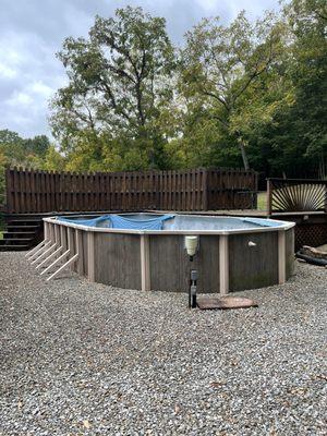 Pool removal