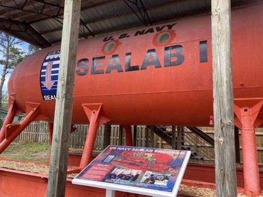 Outside display: Sealab 1