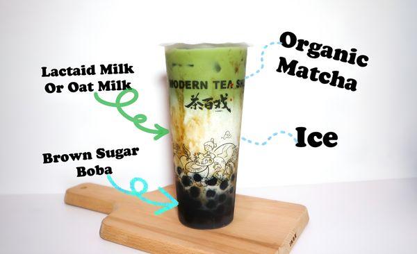 Matcha Boba Milk