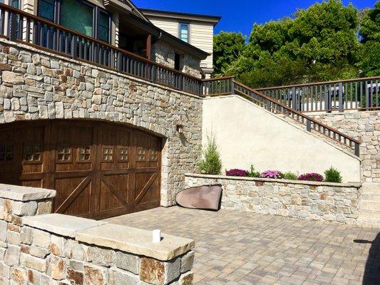 Custom Alder Wood Door installed in Del Mar