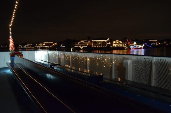 View from the top deck