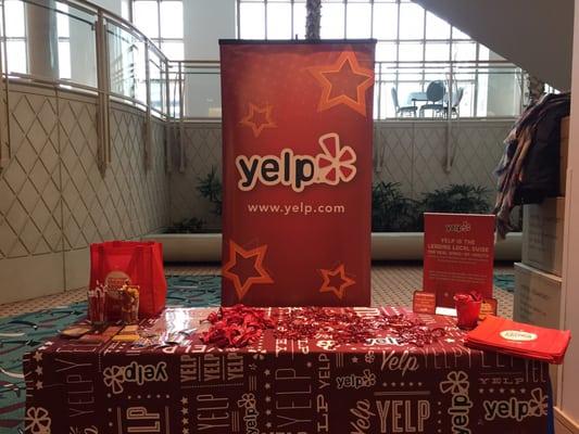 Check in to the auto show on Yelp and snag some freebies!