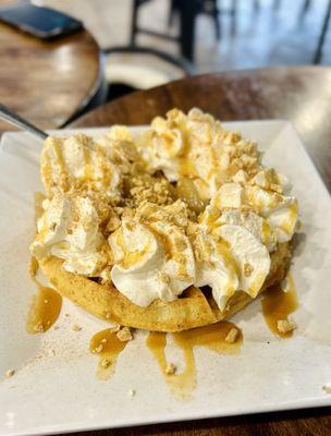 Caramel Apple Pie Waffle