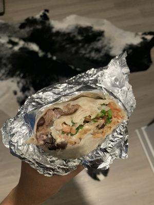 Steak burrito