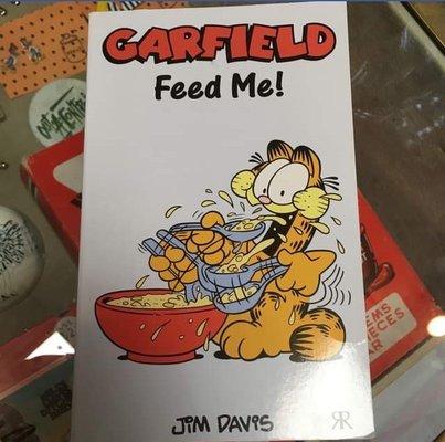 The nostalgia selection at Pure is top-notch. And Garfield's sentiment is very much me.