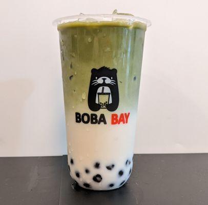 Matcha Milk Tea (iced)