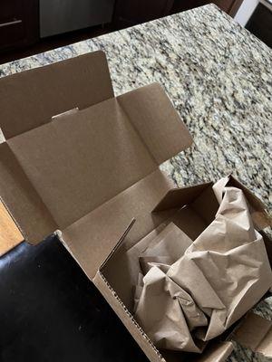 Empty package. Nothing in it.