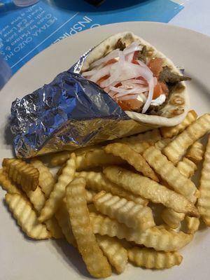 Ari's Famous Gyro Sandwich