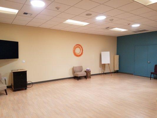 This is our large meditation room.