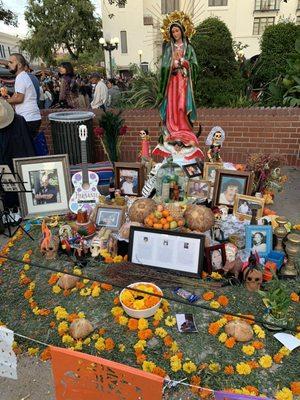 A Tribute Shrine. A Free Event.  Dia De Los Muertos ( Day of the Dead) November 1, 2019 in DTLA on Olivera Street