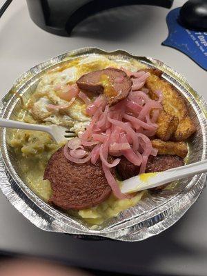 Mangu gulpes Breakfast Special 5 with Cheese