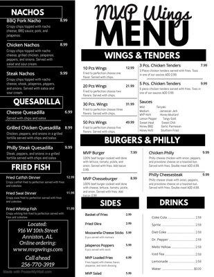 To Go Menu