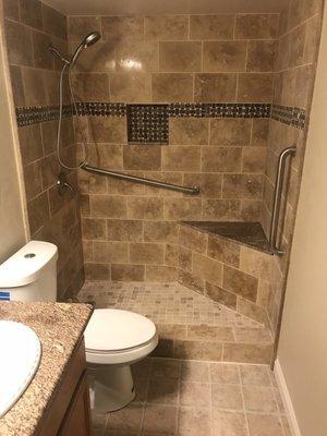 Shower install