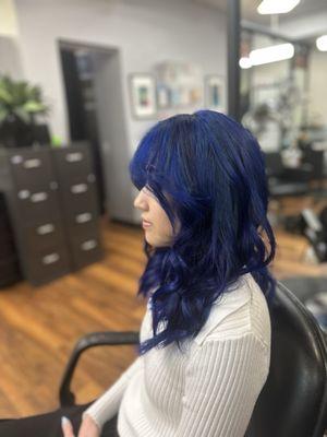 Blue highlights by Kirsten