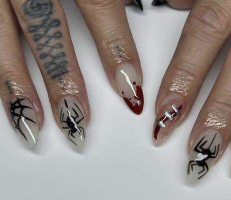 Spooky nails