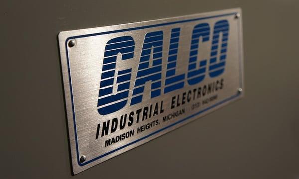 The Galco Industrial Electronics logo on an enclosure