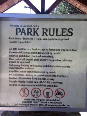 Park Rules