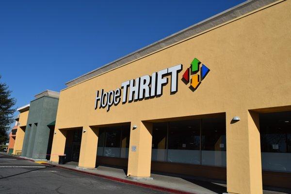 HopeTHRIFT now open in San Jose at Willow Gem Center.