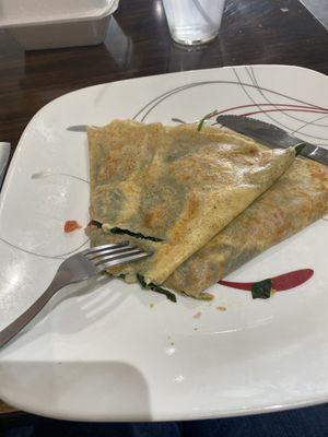 Mediterranean Vegetable crepes