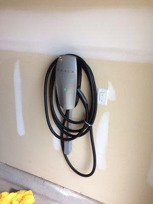 We also install car charging stations!