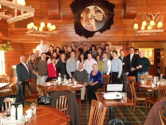 Some of the team at the sales meeting in Rocky Hill