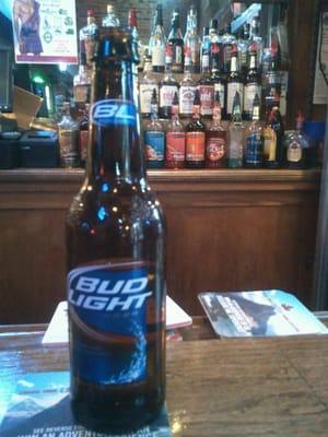 Cold one while watching hoops on tv!