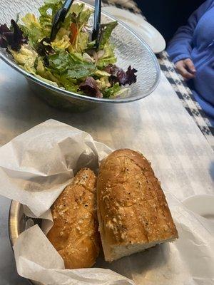 House Salad and Bread