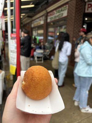 buratta arancini / rice ball