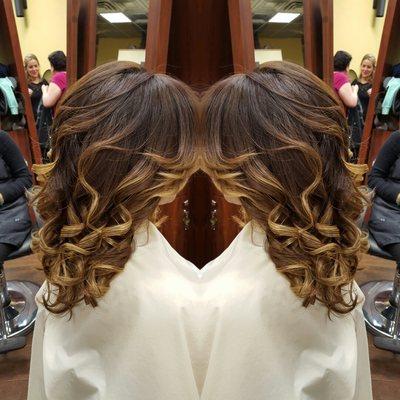 balayage and style by Tracy