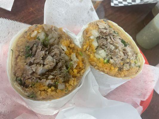 Carnitas Lonestar Burrito