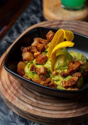 Pork belly Guacamole