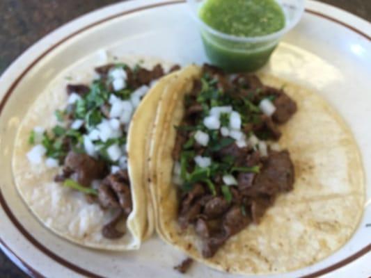 Steak tacos