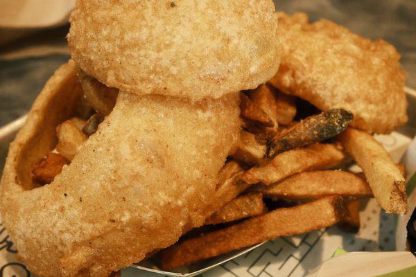 onion rings + fry basket