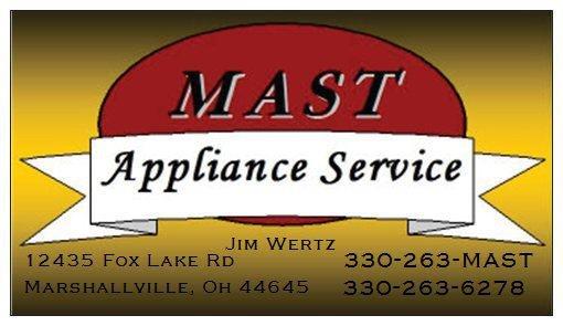 Mast Appliance Service - Servicing Wayne County