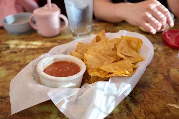 Free chips and salsa