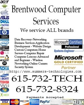 We service ALL of your computer needs!