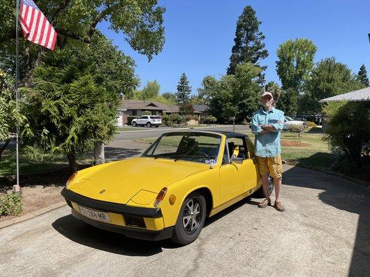 Shown: Jezibel, a 1974 Porsche 914-4 with owner