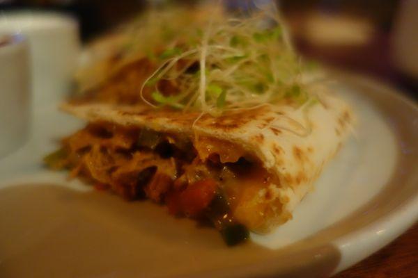 Chicken quesadilla @ happy hour