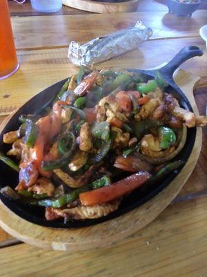 Chicken fajitas