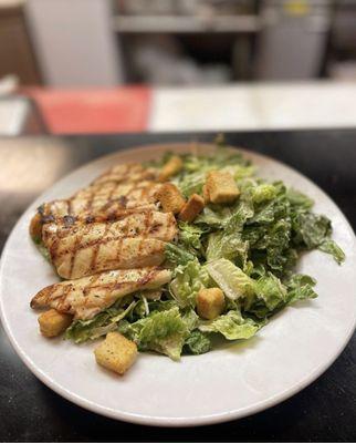 Chicken, Caesar salad