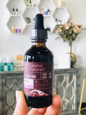 Lazarus CBD +CBG for pain at Nature's Secret CBD