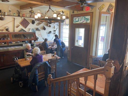 Lower dining room