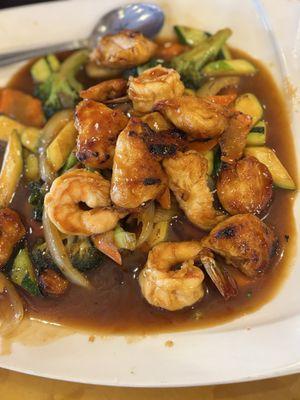 Hibachi chicken and shrimp