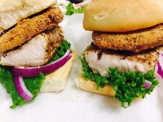 Mahi mahi sliders