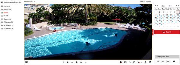 HOA or Community Pools Covered for things like this. Chairs being thrown in the pool.