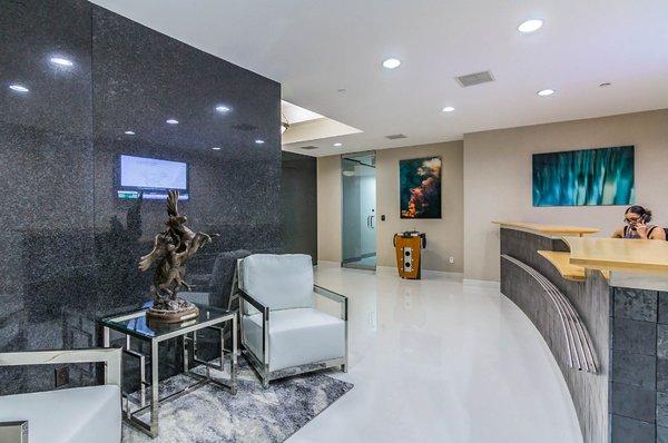 The lobby of our West Houston / Katy office.