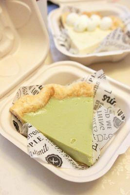 Pandan custard